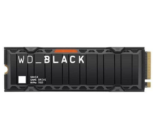 WD BLACK SN850 NVMe SSD z radiatorem (PCIe Gen4) 500GB WDBAPZ5000BNC-WRSN - 1458256 - zdjęcie